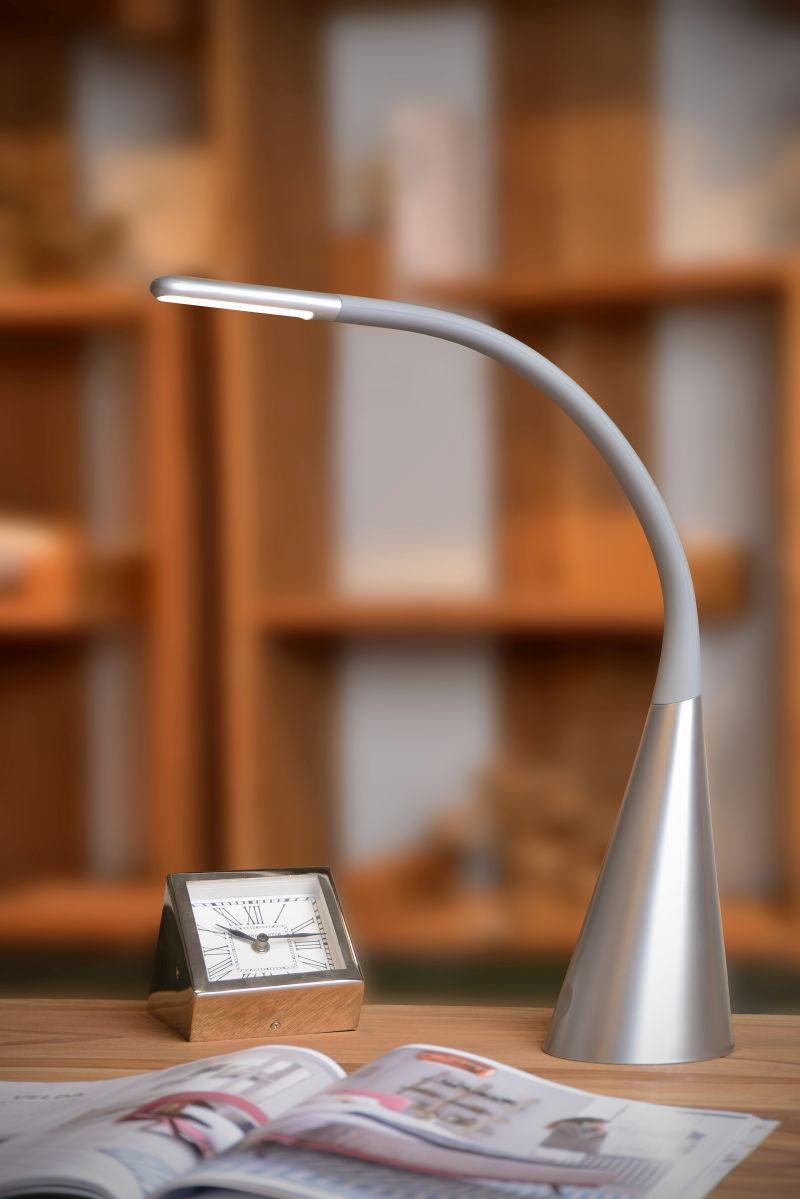 GOOSY LED - Stolová lampa - 4W 3000K 430LM - Strieborná